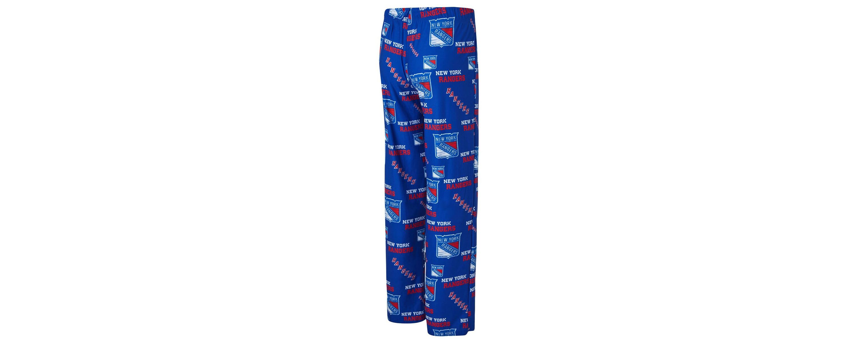NHL New York Rangers Zest Allover Print Knit Pants