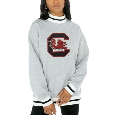 South Carolina Gamecovers Oversized Burnout Fleece Pullover - Unisex Campus Crew Sweatshirt In Oatmeal, X-Large 12 thumbnail image