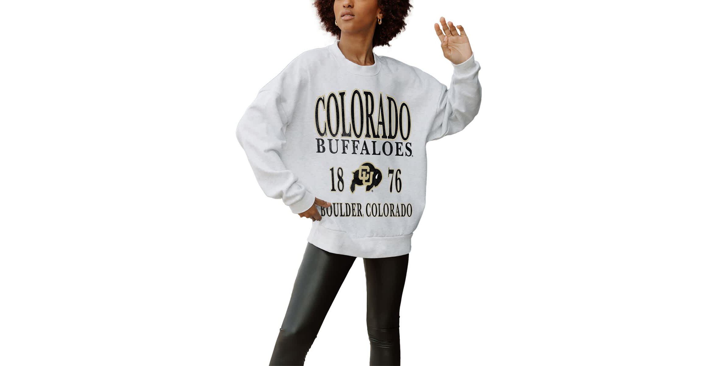 NCAA Colorado Buffaloes Established Premium Fleece Drop Pullover Sweatshirt