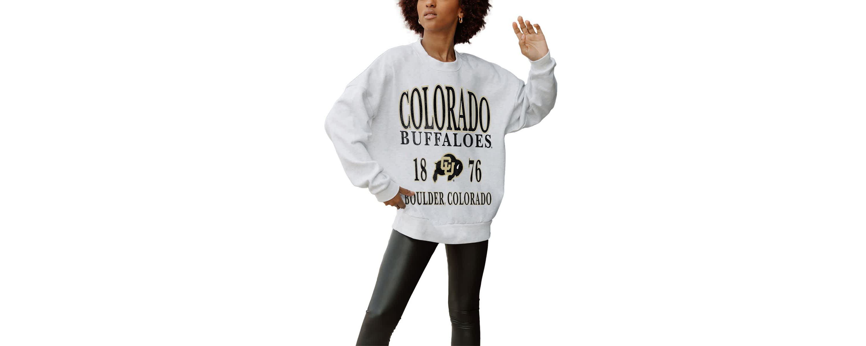NCAA Colorado Buffaloes Established Premium Fleece Drop Pullover Sweatshirt