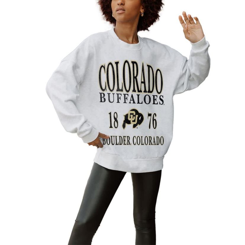 NCAA Colorado Buffaloes Established Premium Fleece Drop Pullover Sweatshirt