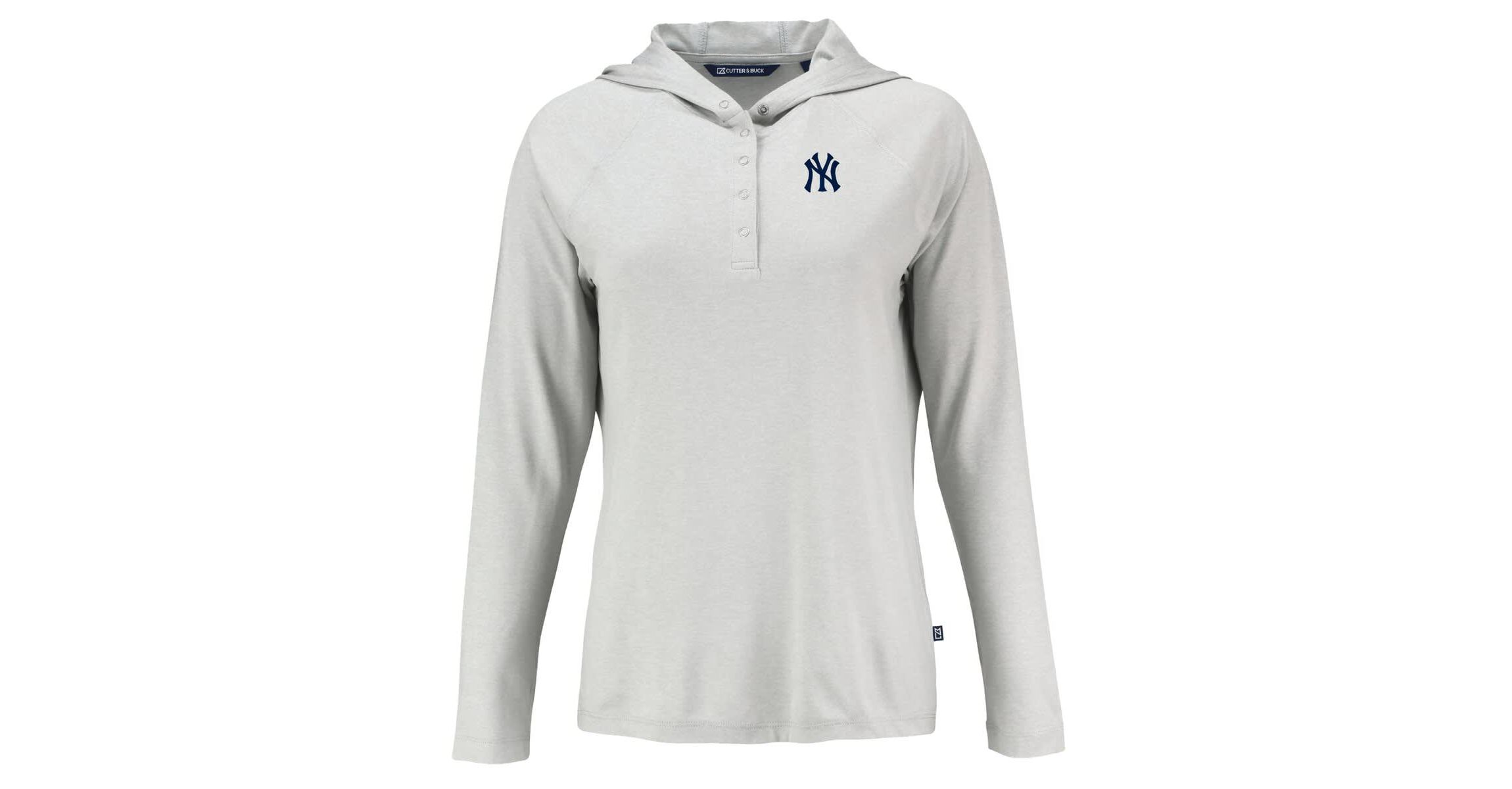 MLB New York Yankees Coastline Epic Comfort Eco Recycled Hoodie Raglan Long Sleeve T-Shirt