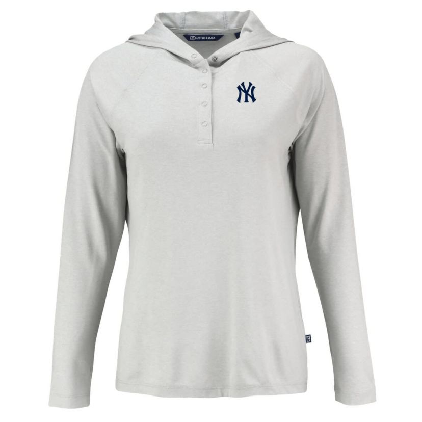 MLB New York Yankees Coastline Epic Comfort Eco Recycled Hoodie Raglan Long Sleeve T-Shirt