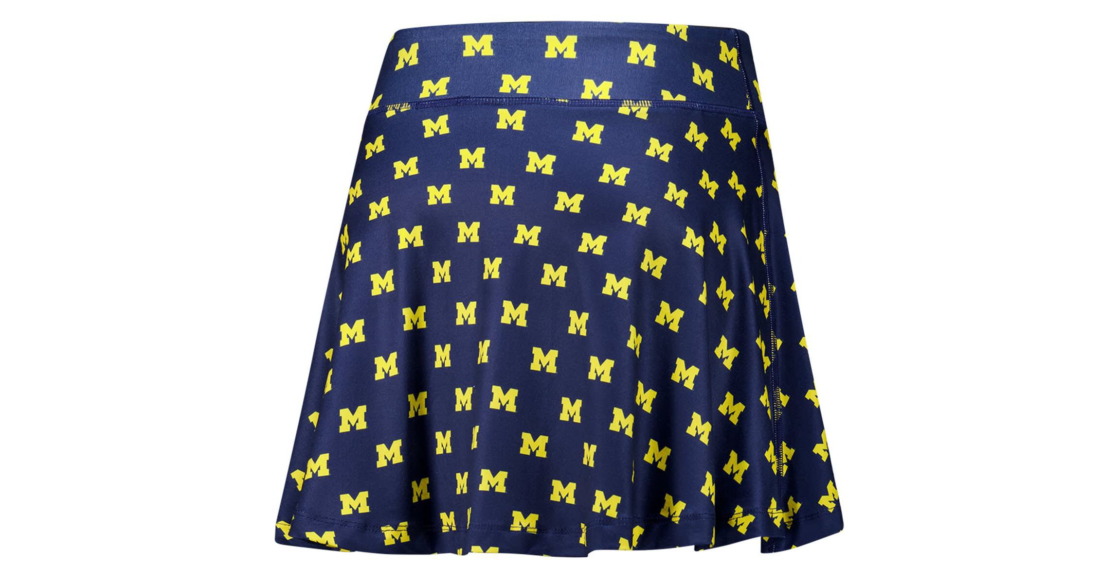 NCAA Michigan Wolverines Allover Print Flowy Skort