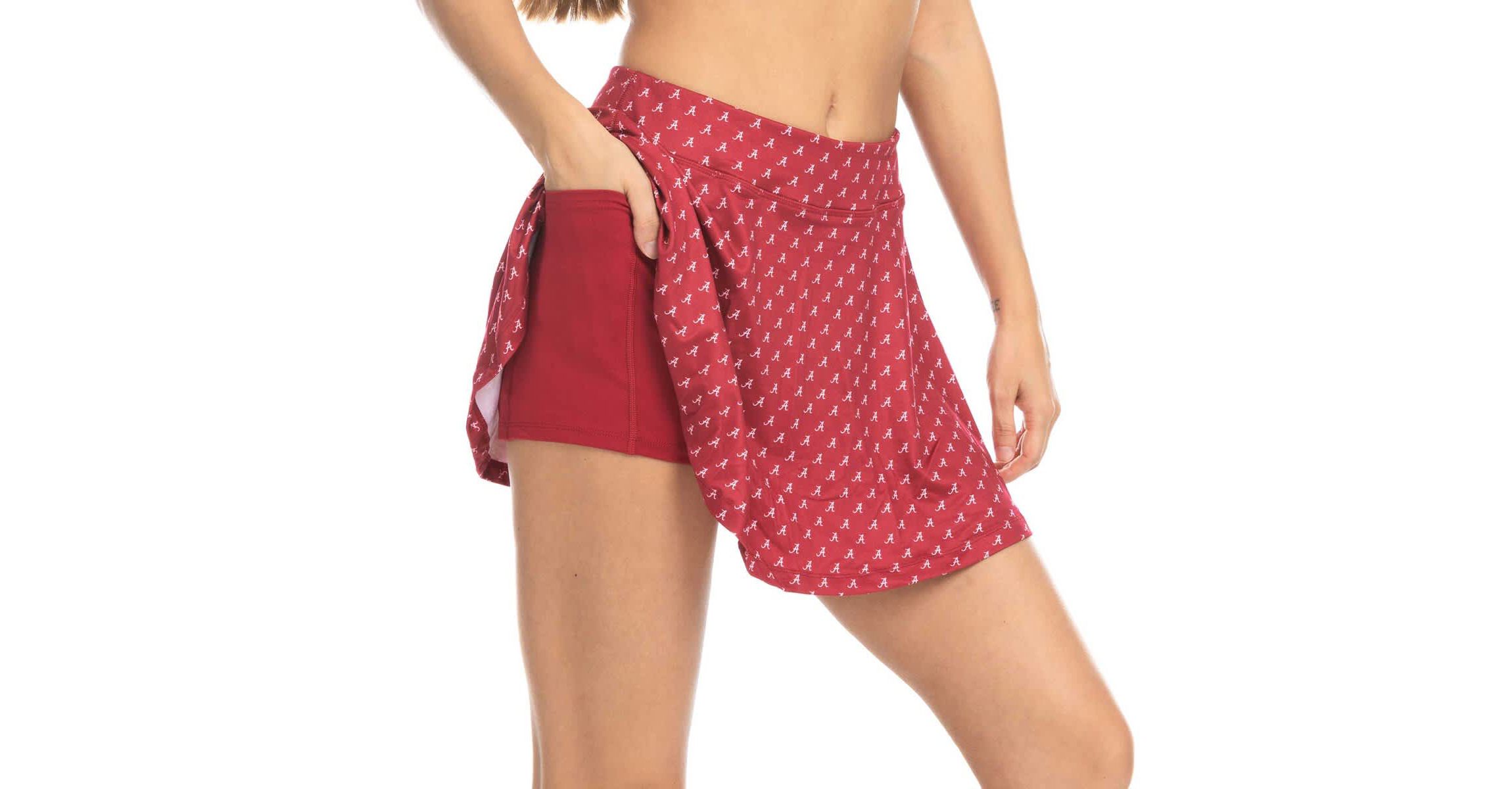 Alabama Crimson Tide NCAA Alabama Tide Allover Print Flowy Skort