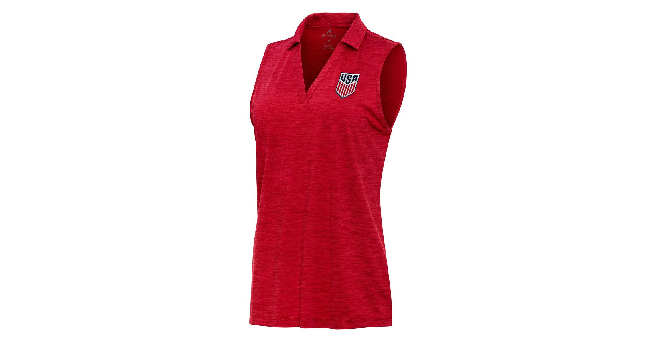Soccer National Teams USMNT Layout Sleeveless V-Neck Polo