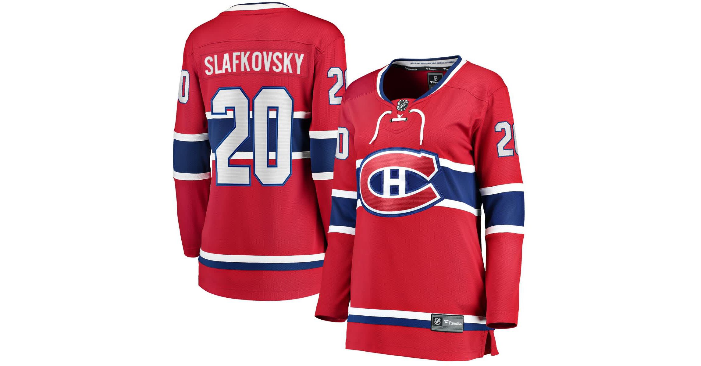 NHL Fanatics Juraj Slafkovsky Montreal Canadiens Home Breakaway Jersey