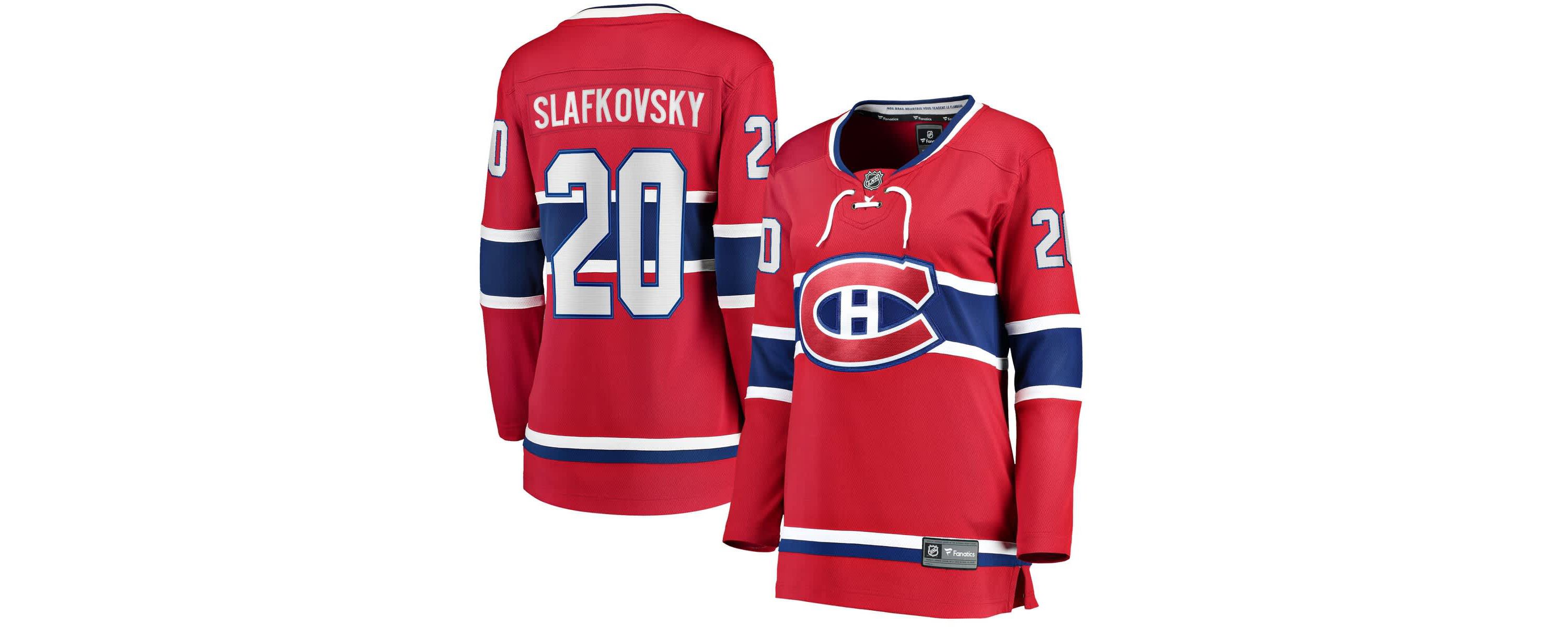 NHL Fanatics Juraj Slafkovsky Montreal Canadiens Home Breakaway Jersey