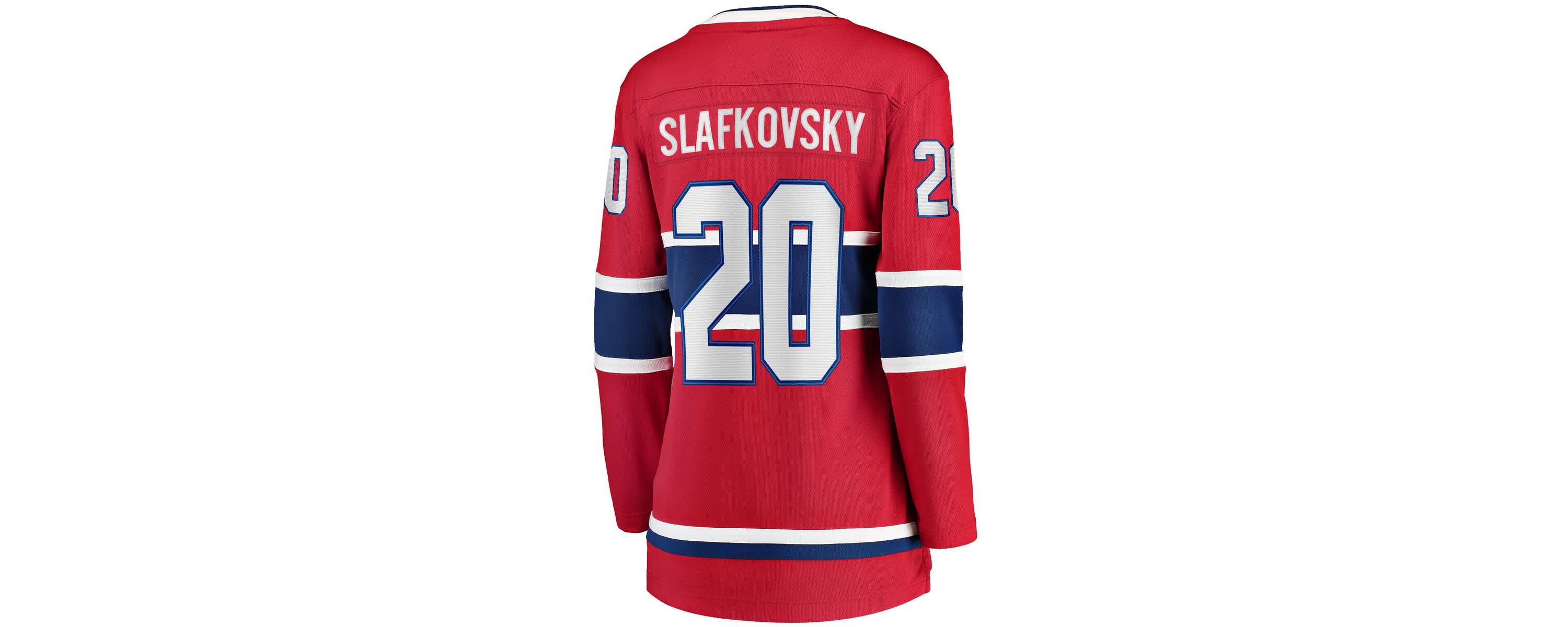 NHL Fanatics Juraj Slafkovsky Montreal Canadiens Home Breakaway Jersey