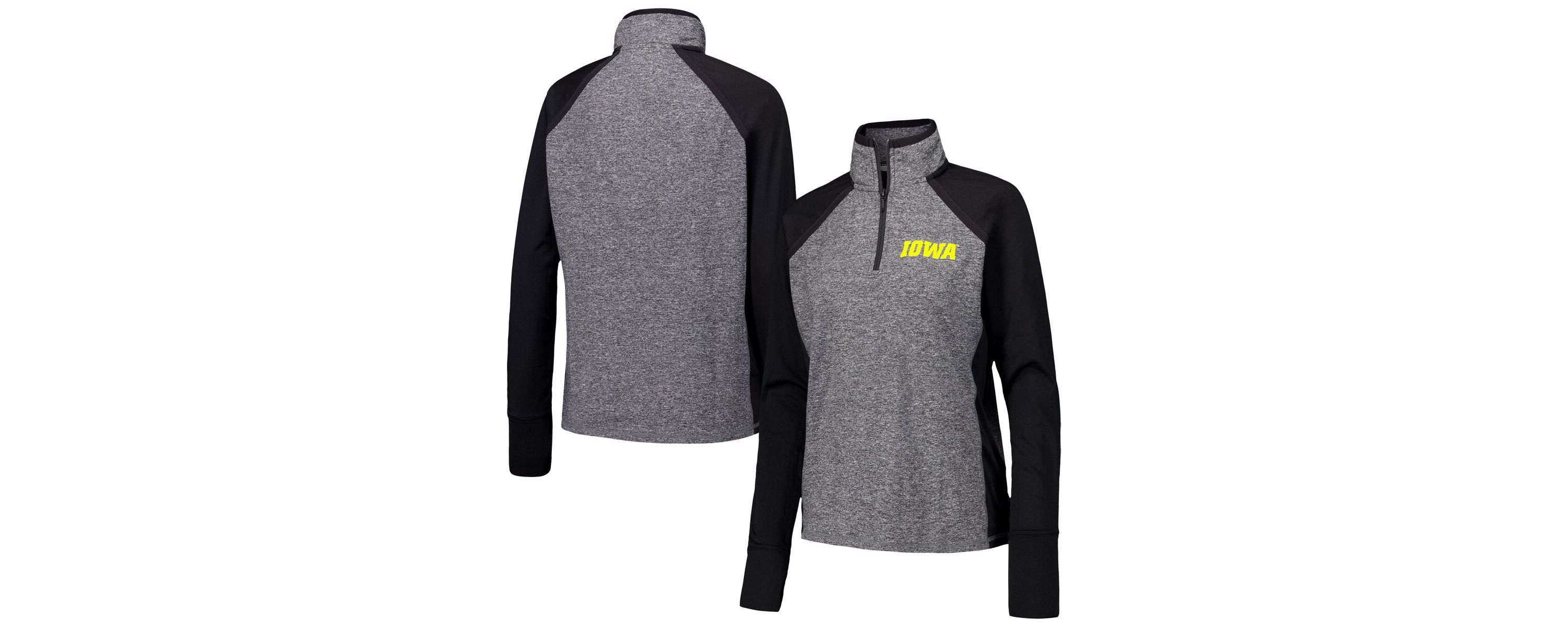 NCAA Iowa Hawkeyes Finalist Raglan Quarter-Zip Jacket