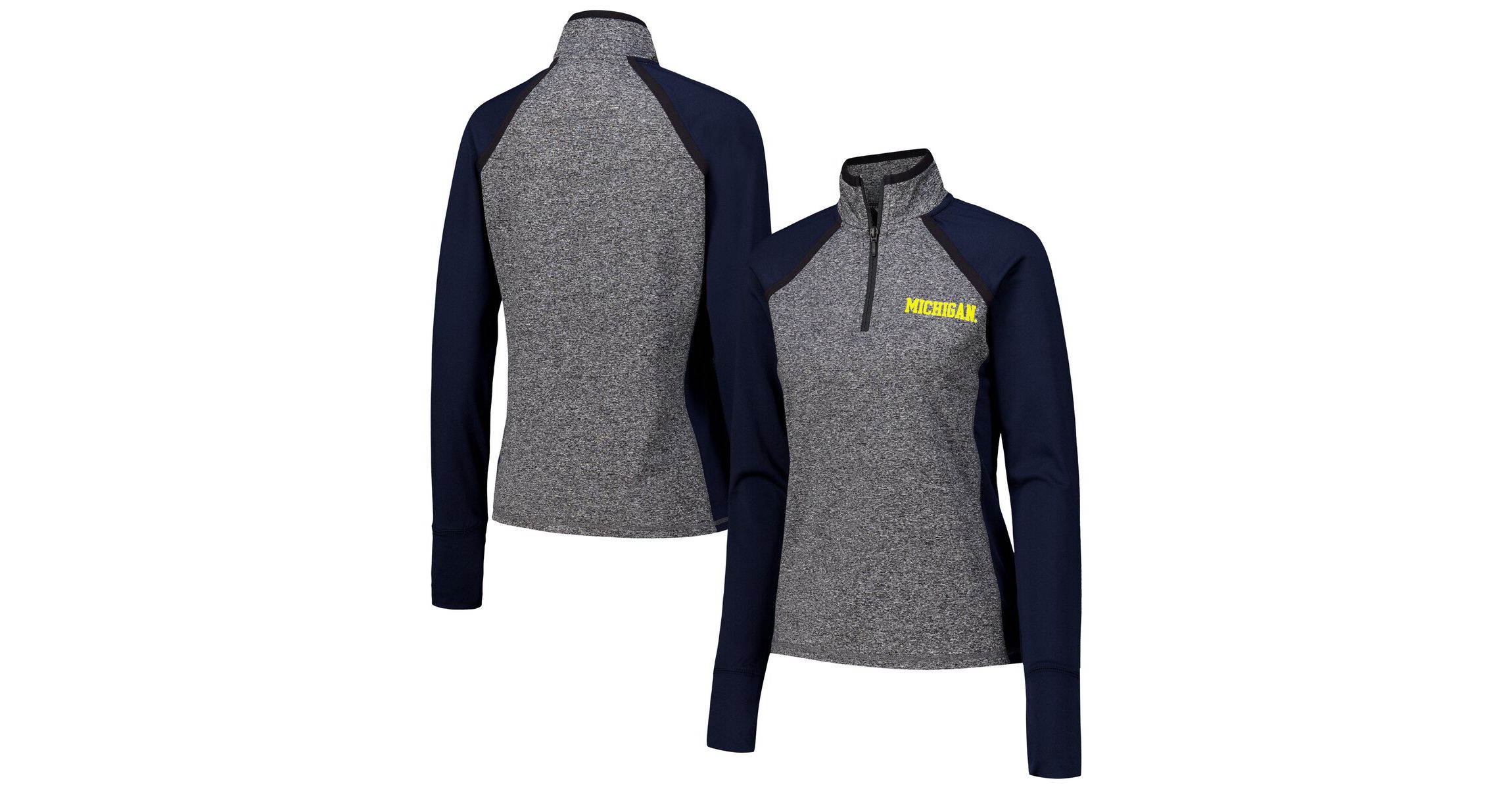NCAA Michigan Wolverines Finalist Raglan Quarter-Zip Jacket