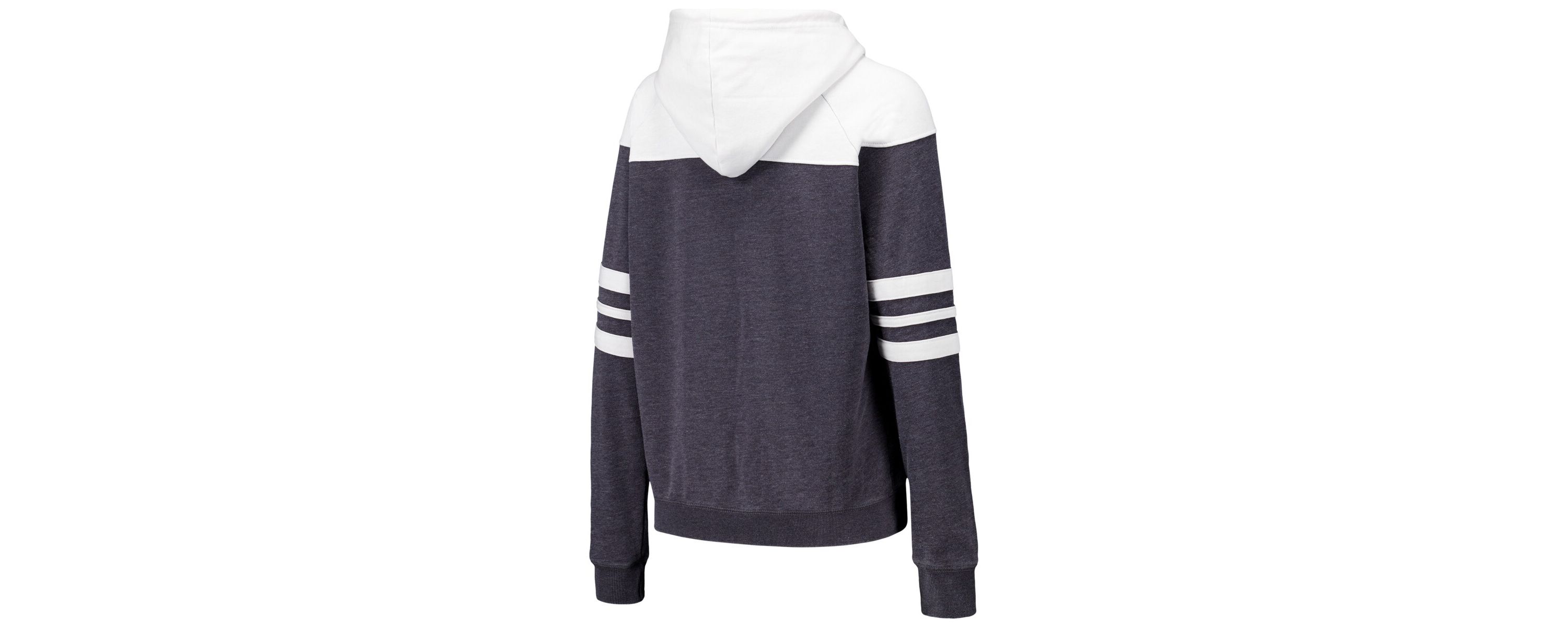 NCAA Iowa Hawkeyes Blitz Striped Blocked Raglan Pullover Hoodie