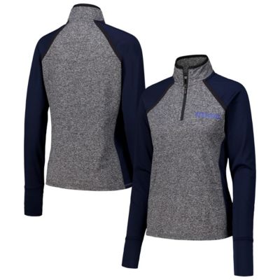 Camp David NCAA Kentucky Wildcats Finalist Raglan Quarter-Zip Jacket, Navy Blue, Large