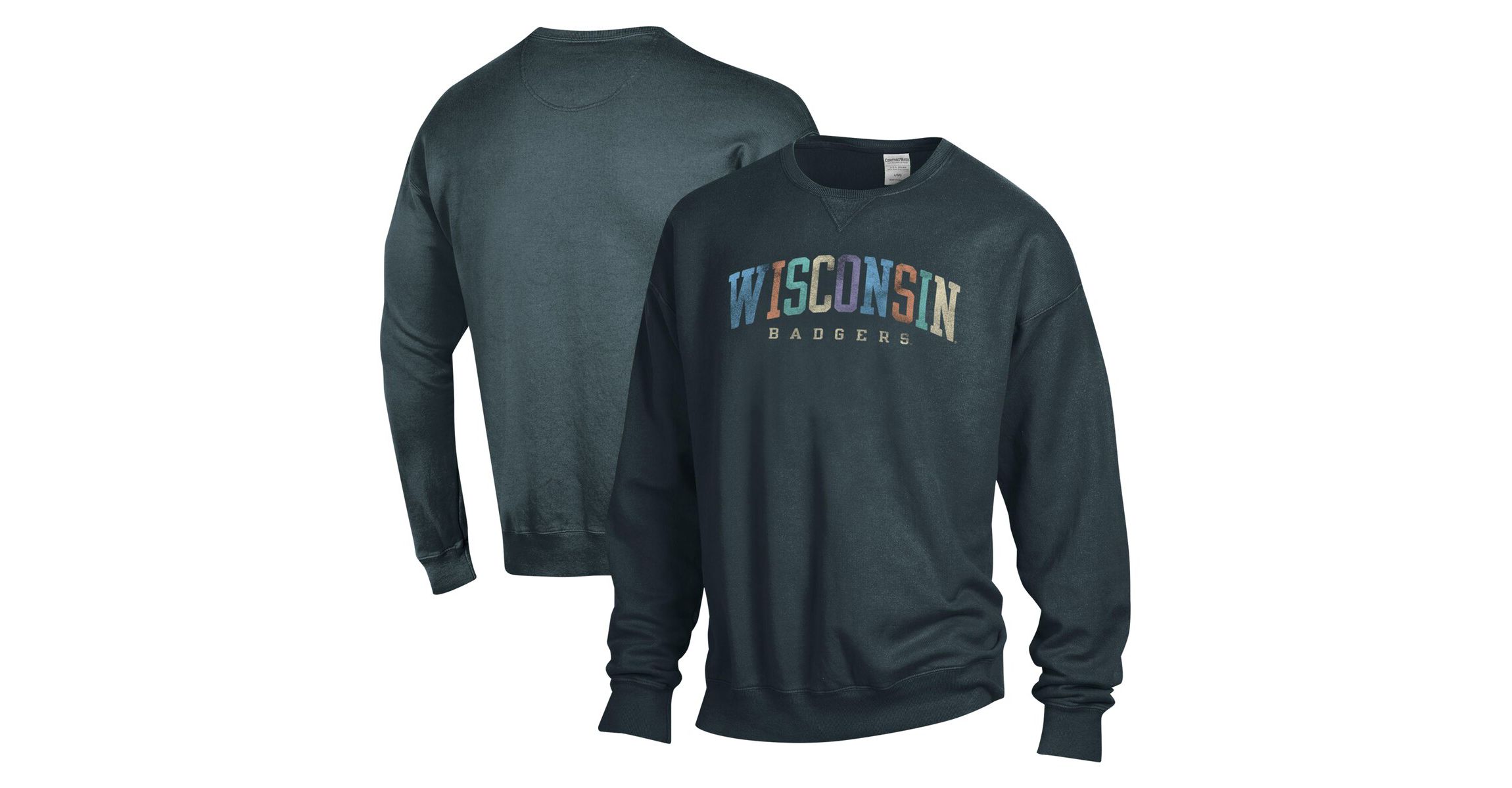 NCAA Unisex Wisconsin Badgers Oversized Pullover Sweatshirt