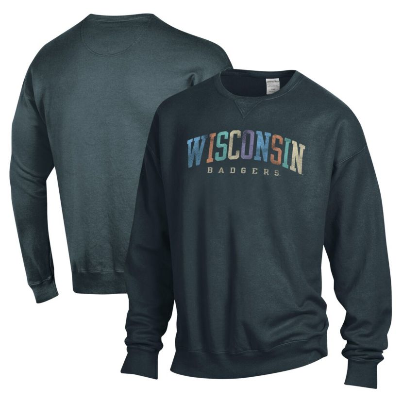 NCAA Unisex Wisconsin Badgers Oversized Pullover Sweatshirt