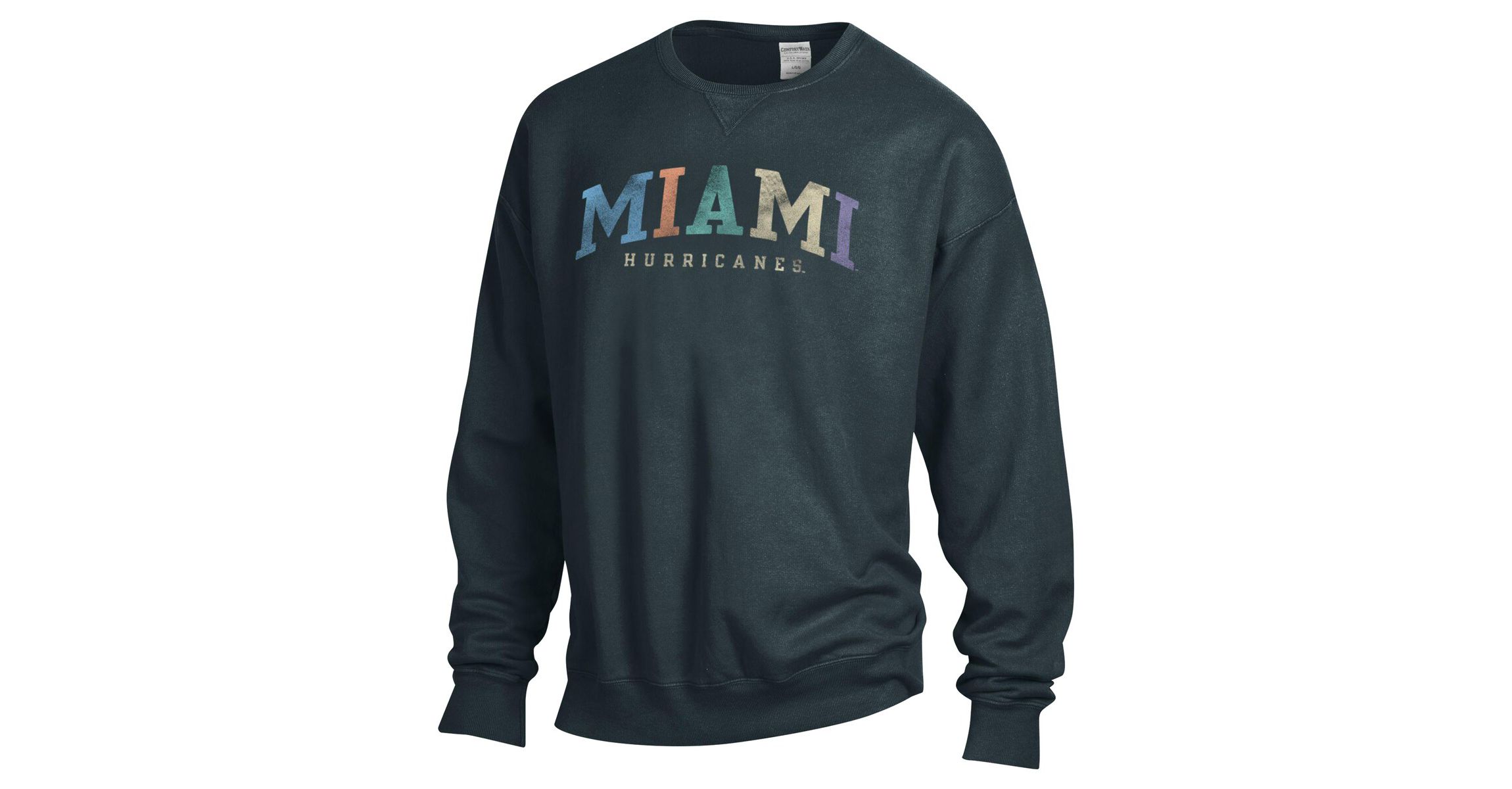 Miami (FL) Hurricanes NCAA Unisex Miami Hurricanes Oversized Pullover Sweatshirt