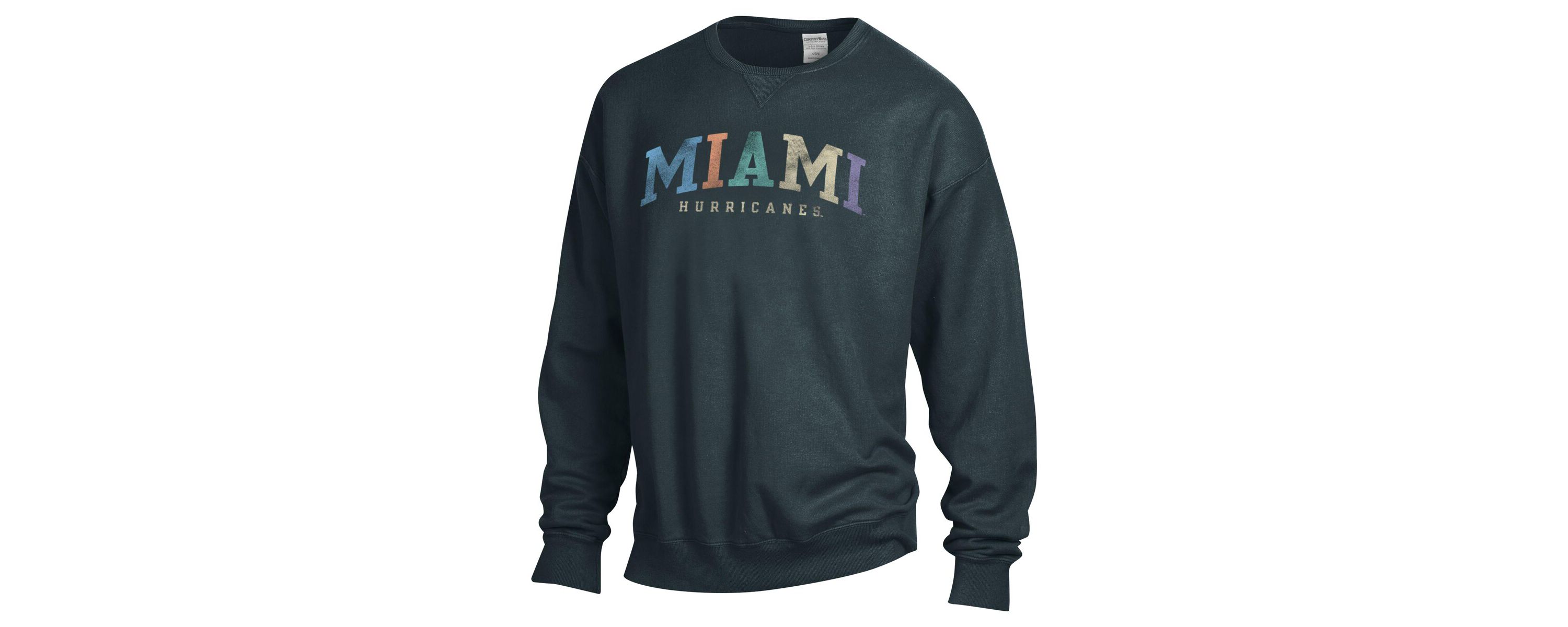 Miami (FL) Hurricanes NCAA Unisex Miami Hurricanes Oversized Pullover Sweatshirt