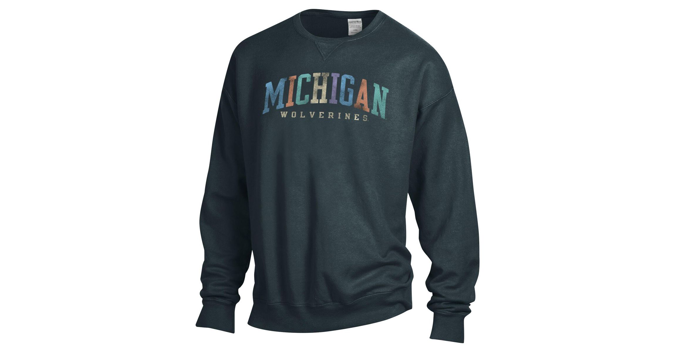 NCAA Unisex Michigan Wolverines Oversized Pullover Sweatshirt