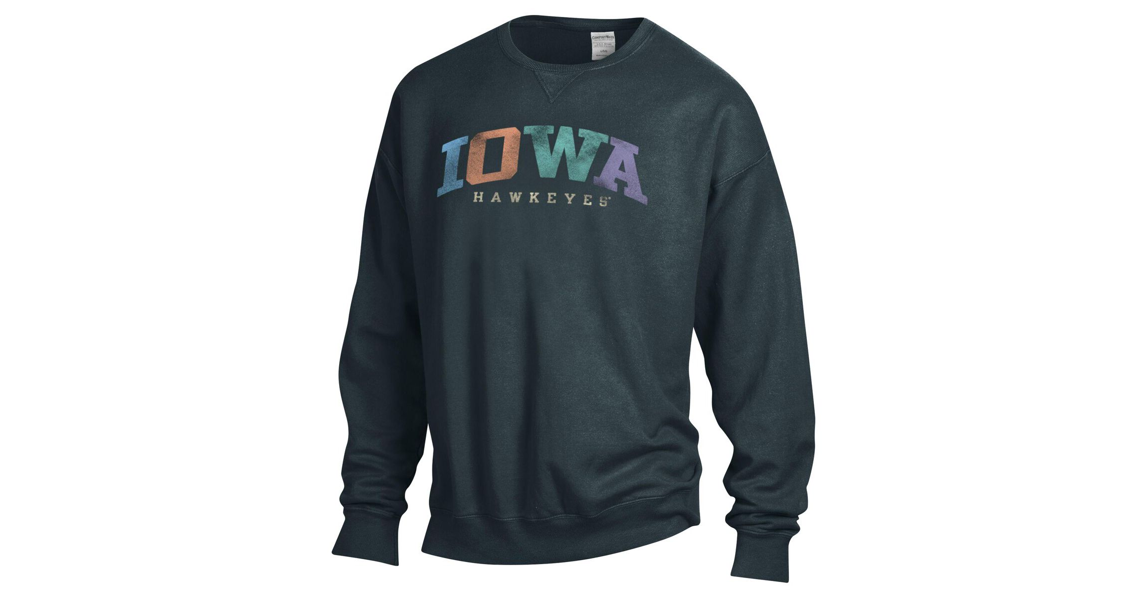 NCAA Unisex Iowa Hawkeyes Oversized Pullover Sweatshirt