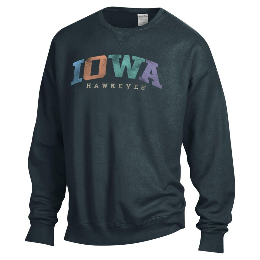 NCAA Unisex Iowa Hawkeyes Oversized Pullover Sweatshirt
