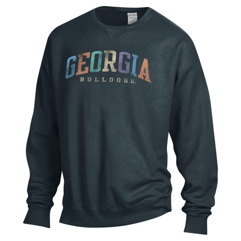 NCAA Unisex Georgia Bulldogs Oversized Pullover Sweatshirt