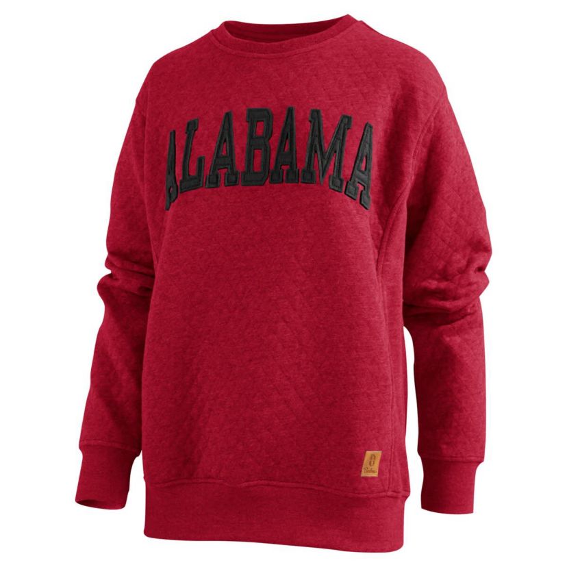 Alabama Crimson Tide NCAA Alabama Tide Moose Quilted Pullover Sweatshirt