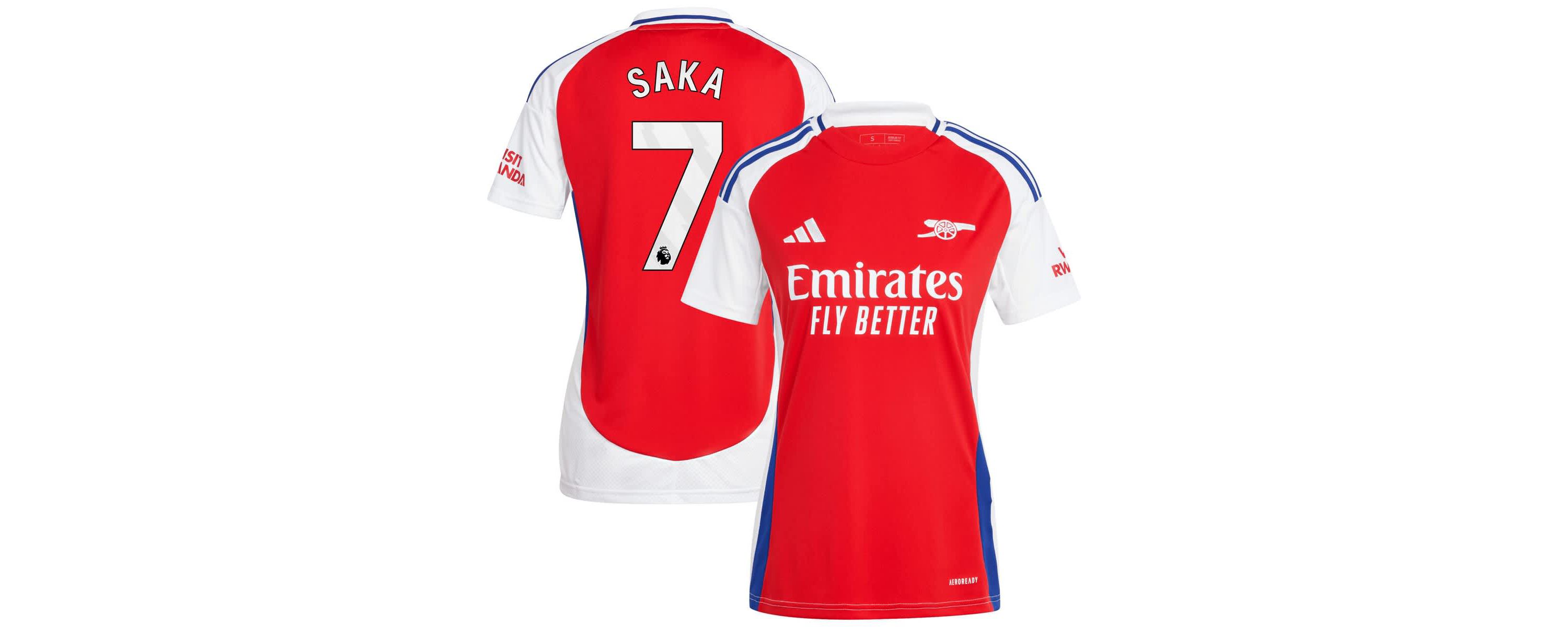 International Clubs Bukayo Saka Arsenal 2024/25 Home Replica Player Jersey