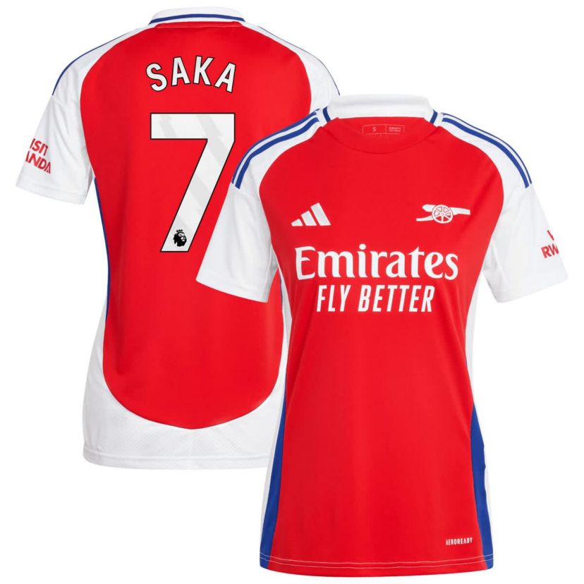 International Clubs Bukayo Saka Arsenal 2024/25 Home Replica Player Jersey