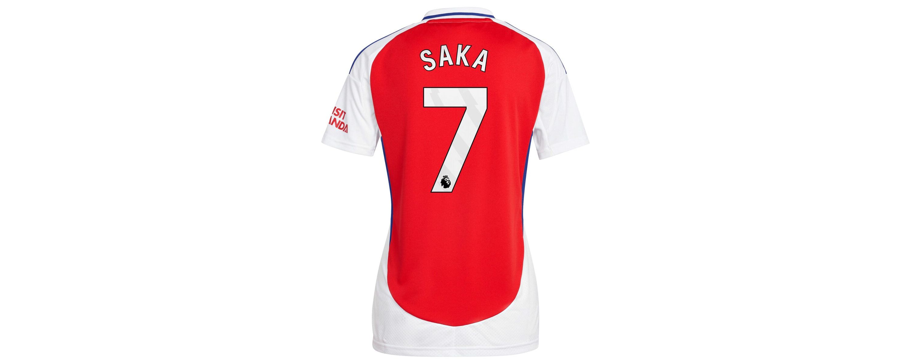 International Clubs Bukayo Saka Arsenal 2024/25 Home Replica Player Jersey
