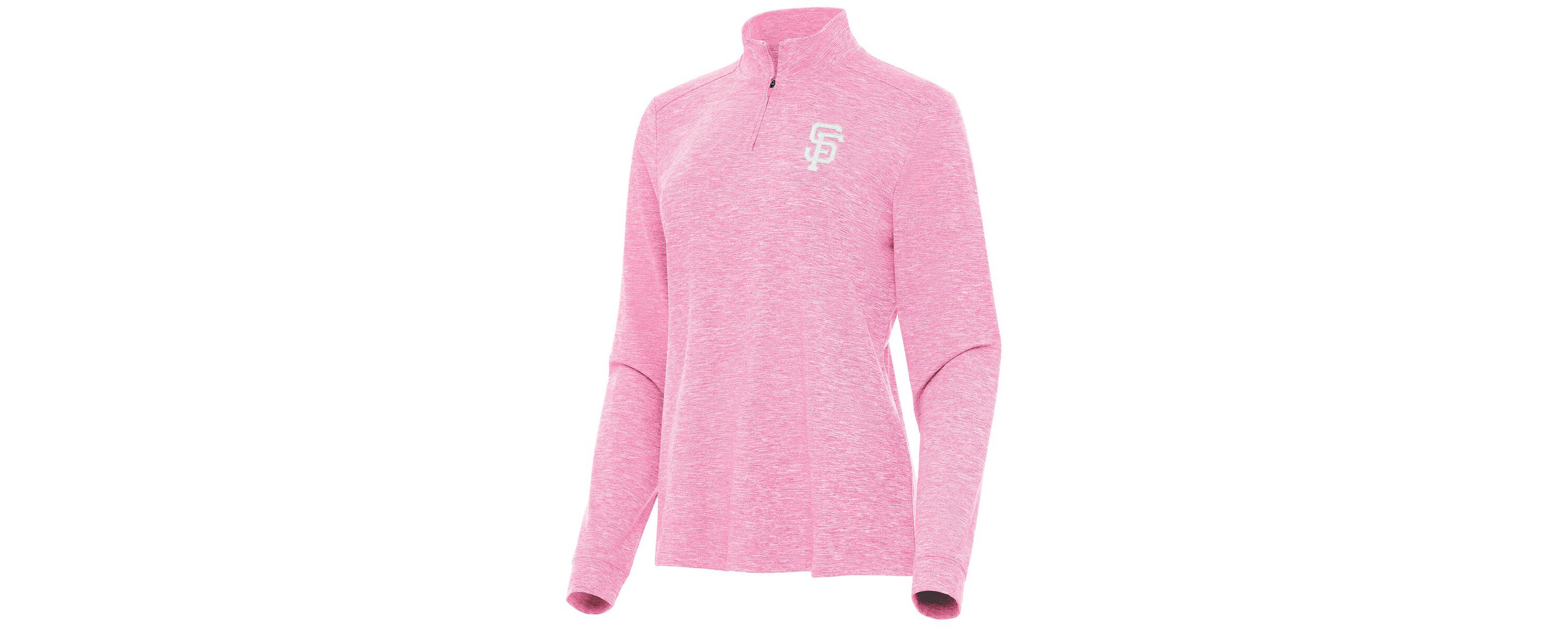 MLB San Francisco Giants Mentor Lightweight Mock Neck Quarter-Zip Top