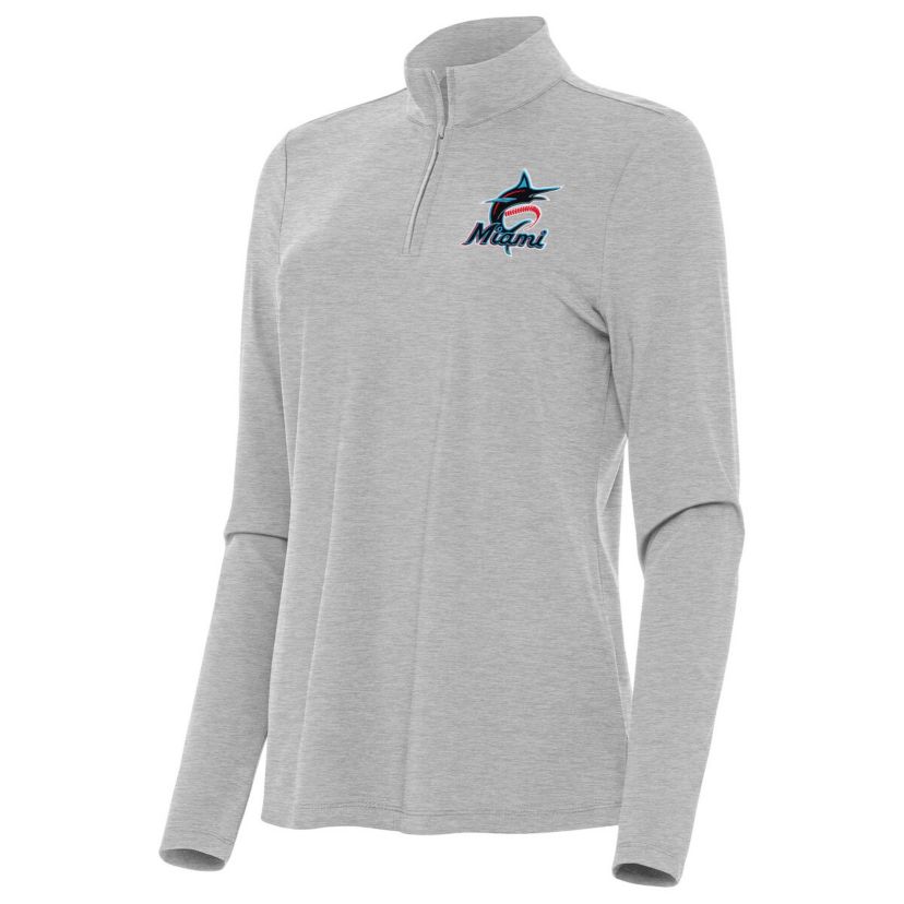 MLB Miami Marlins Bright Quarter-Zip Top
