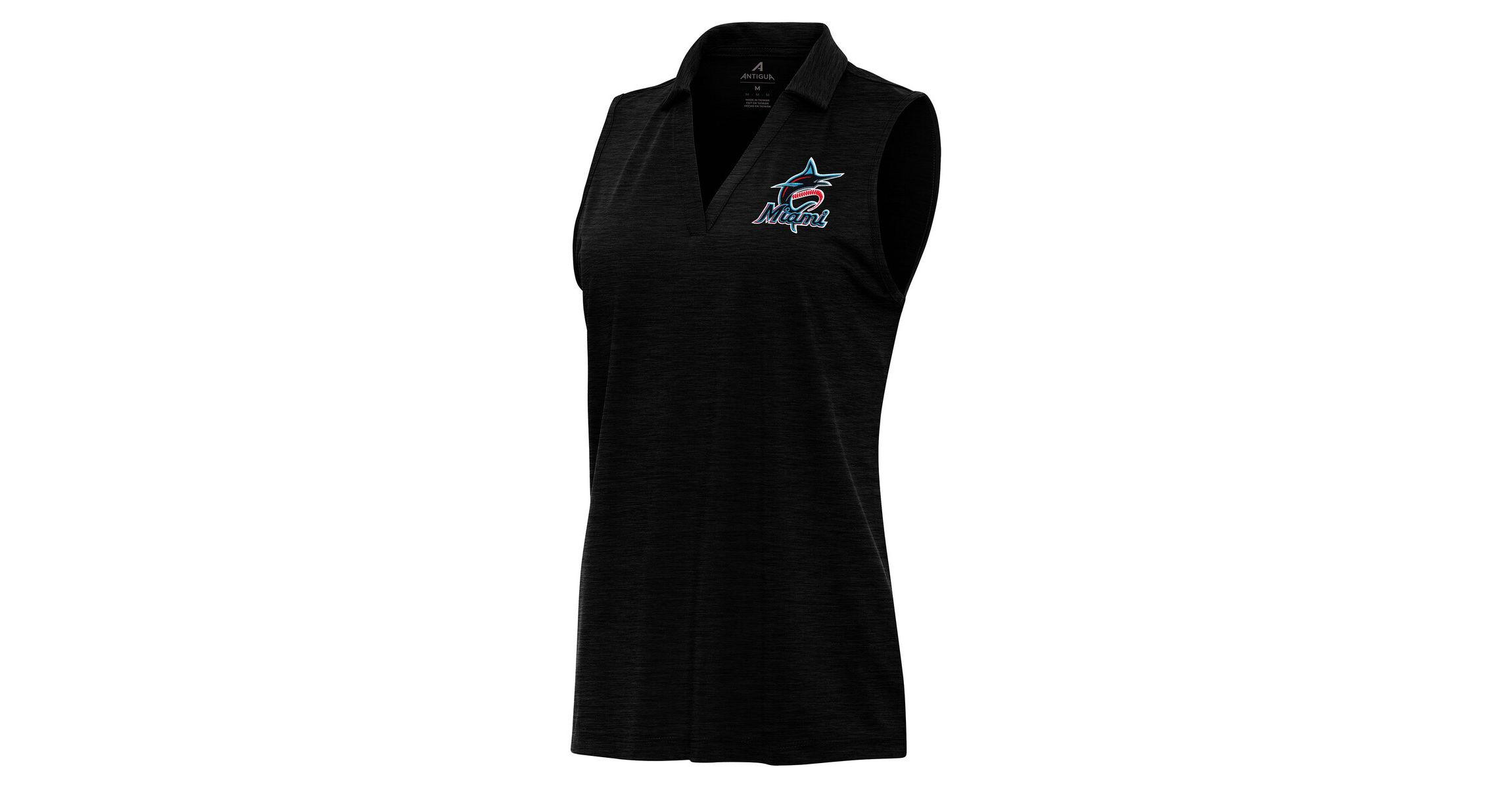 MLB Miami Marlins Layout Sleeveless Polo