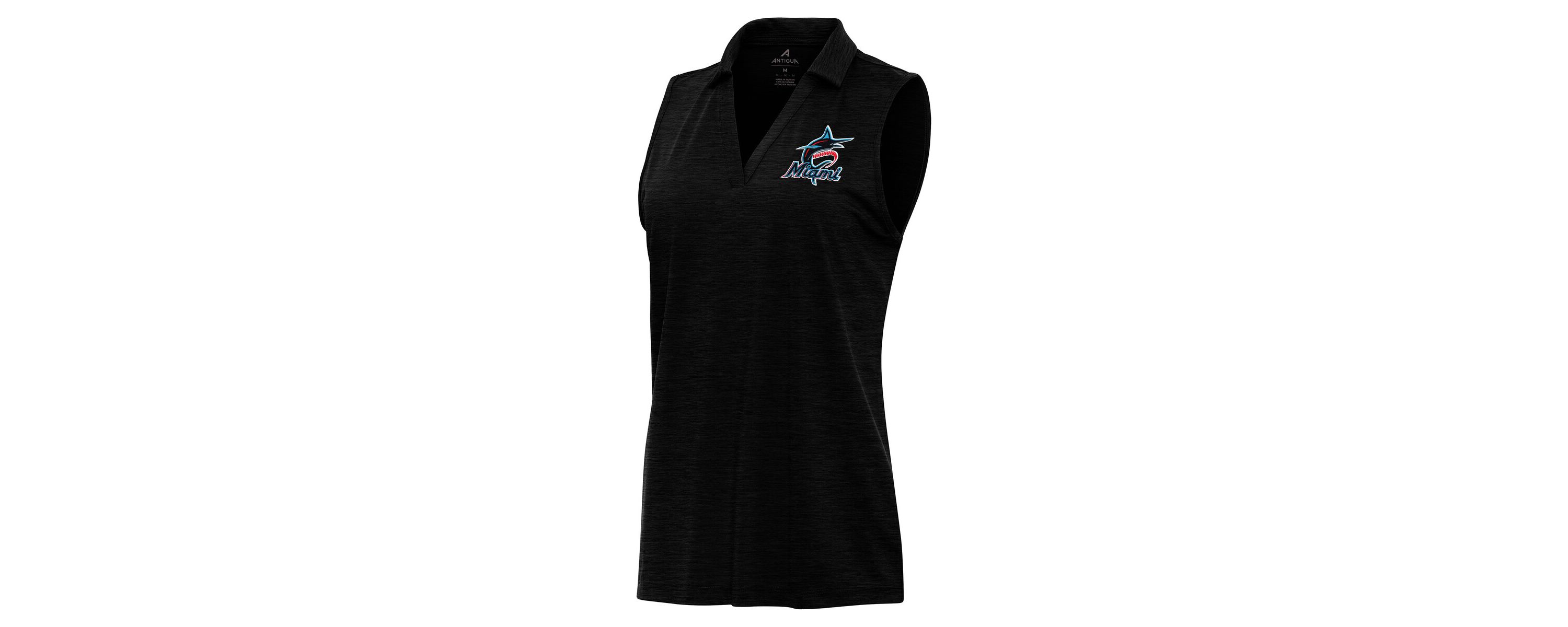 MLB Miami Marlins Layout Sleeveless Polo
