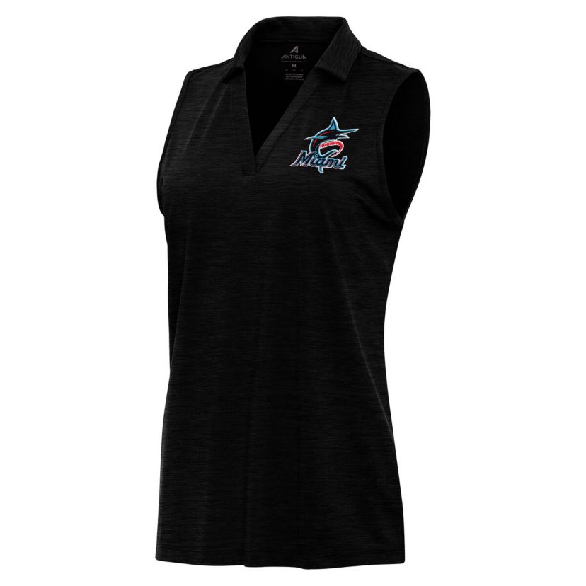 MLB Miami Marlins Layout Sleeveless Polo