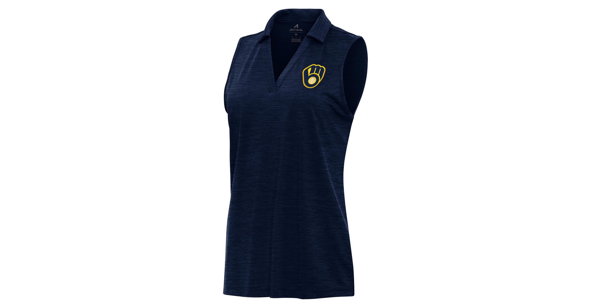MLB Milwaukee Brewers Layout Sleeveless Polo