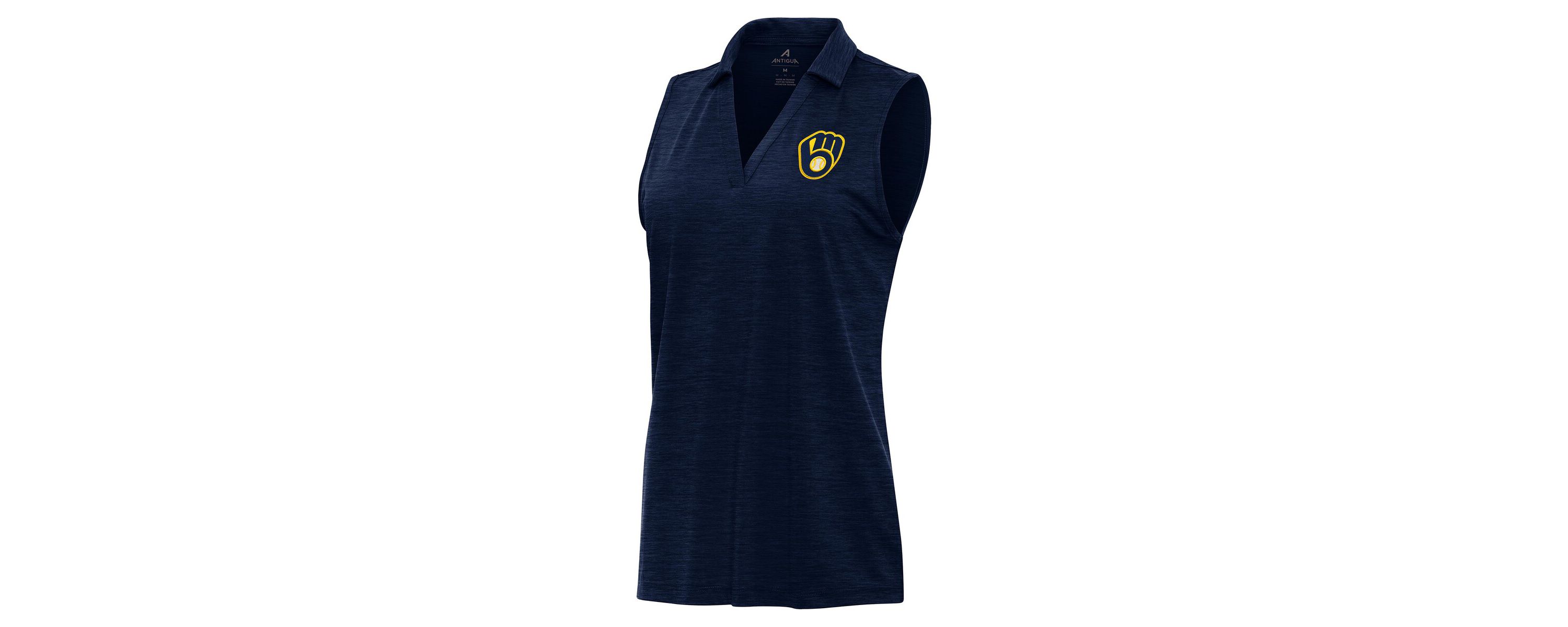 MLB Milwaukee Brewers Layout Sleeveless Polo