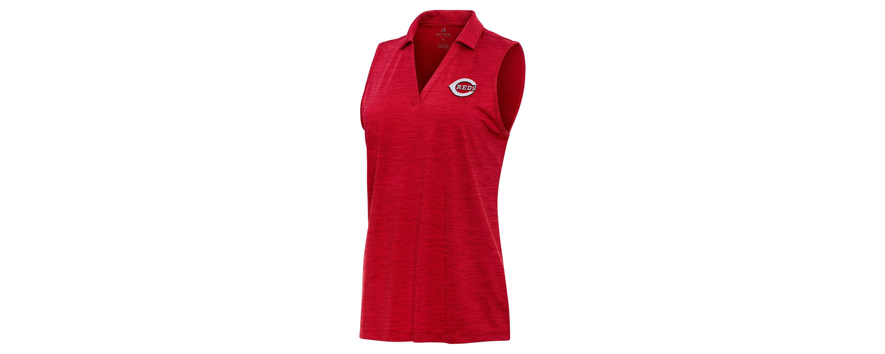 MLB Cincinnati Reds Layout Sleeveless Polo