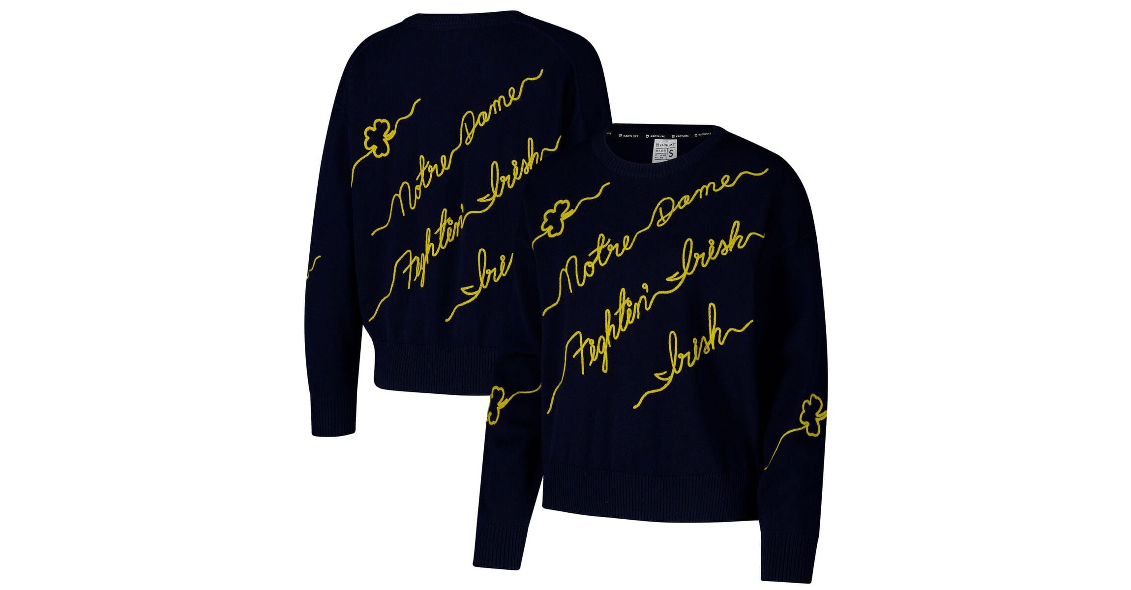 NCAA Notre Dame Fighting Irish Love Note Pullover Sweater