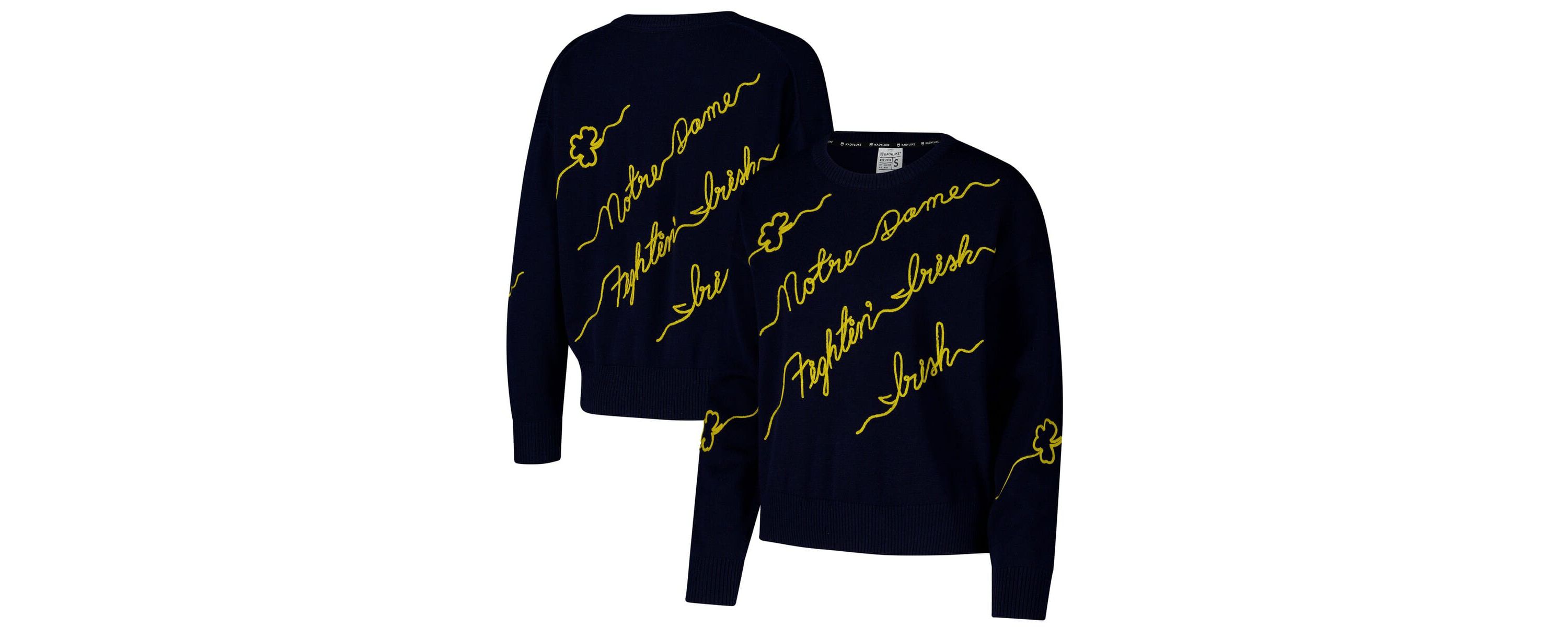 NCAA Notre Dame Fighting Irish Love Note Pullover Sweater