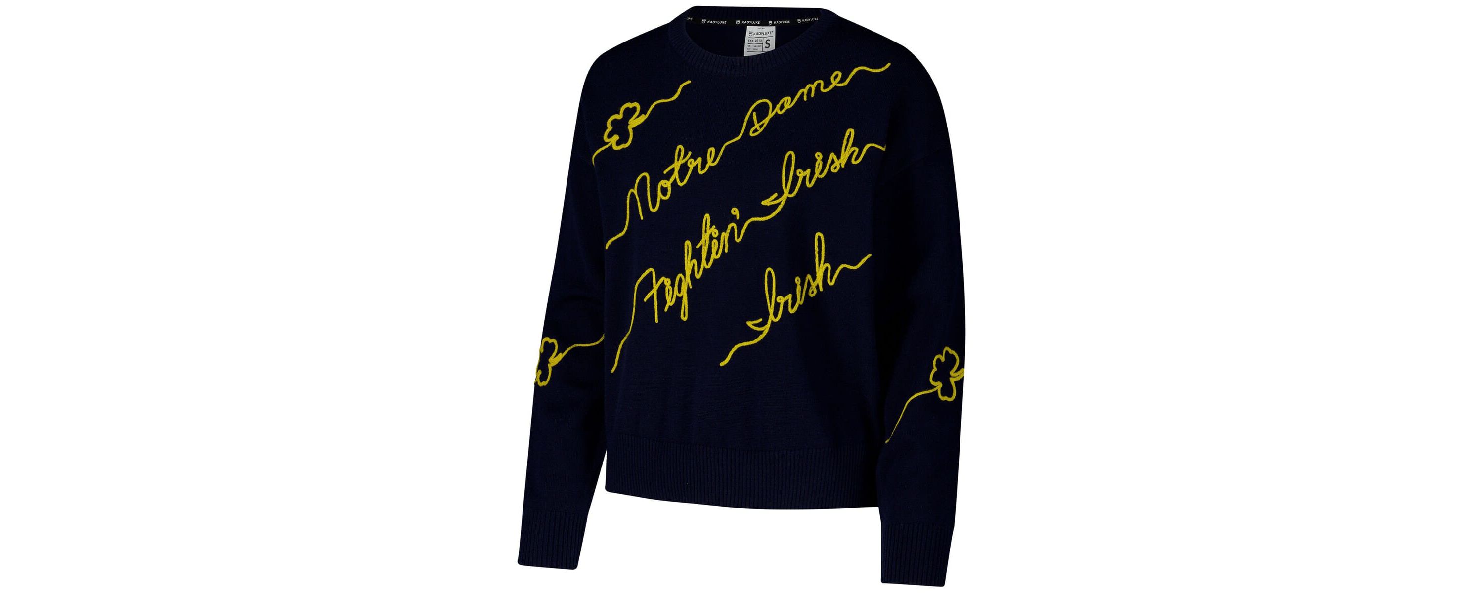 NCAA Notre Dame Fighting Irish Love Note Pullover Sweater