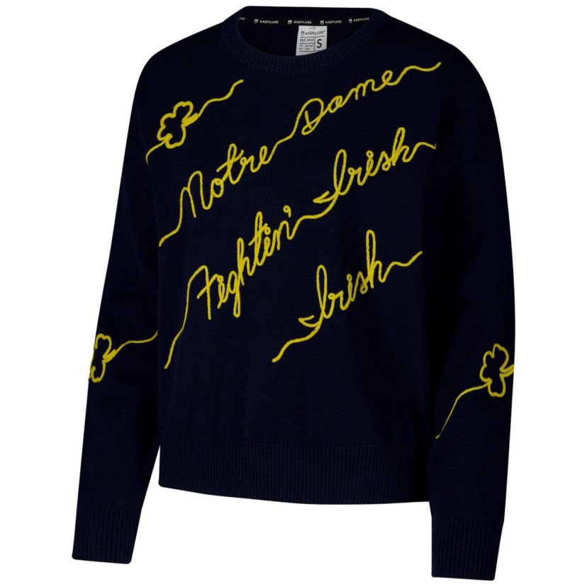 NCAA Notre Dame Fighting Irish Love Note Pullover Sweater