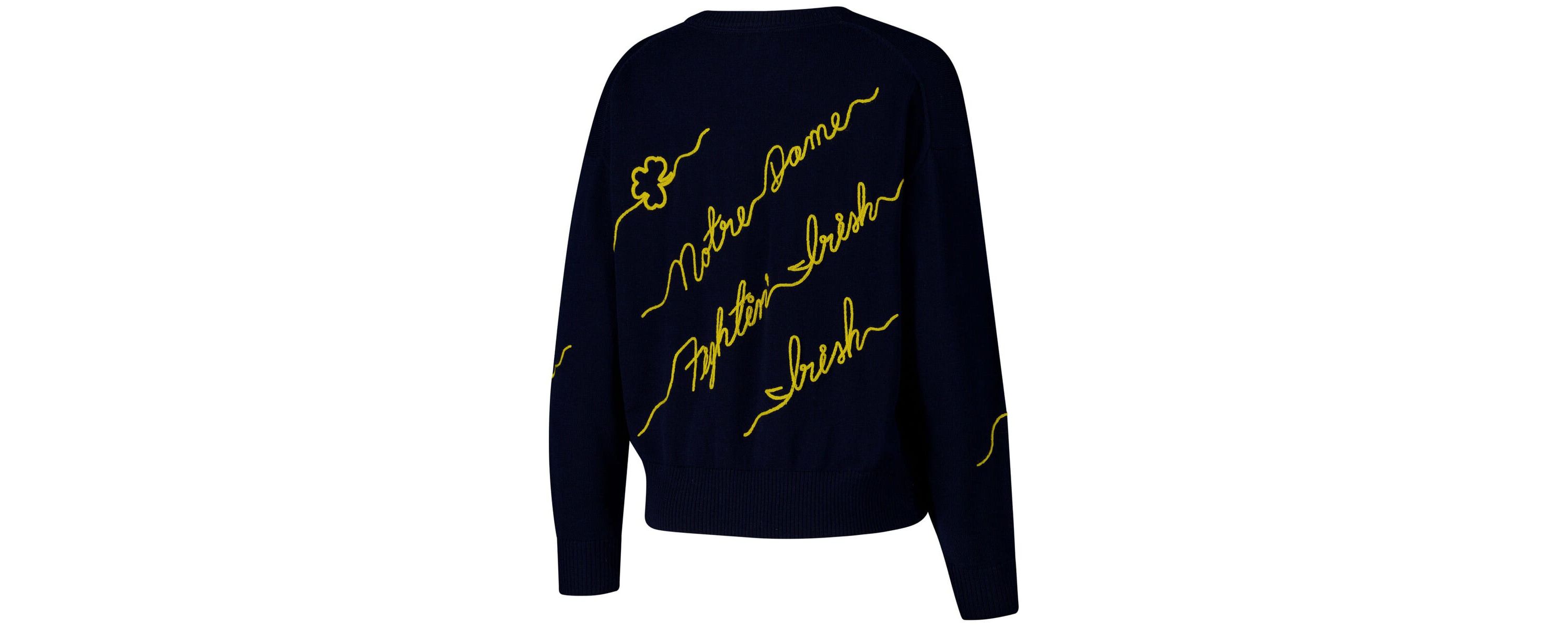 NCAA Notre Dame Fighting Irish Love Note Pullover Sweater