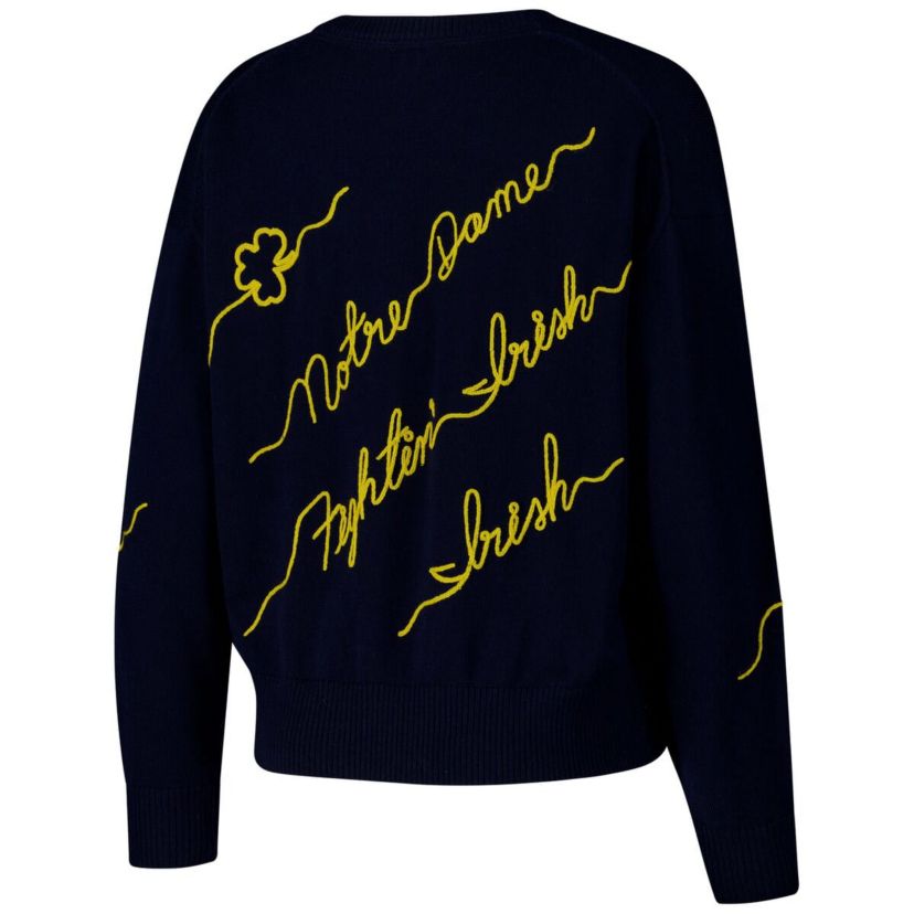 NCAA Notre Dame Fighting Irish Love Note Pullover Sweater