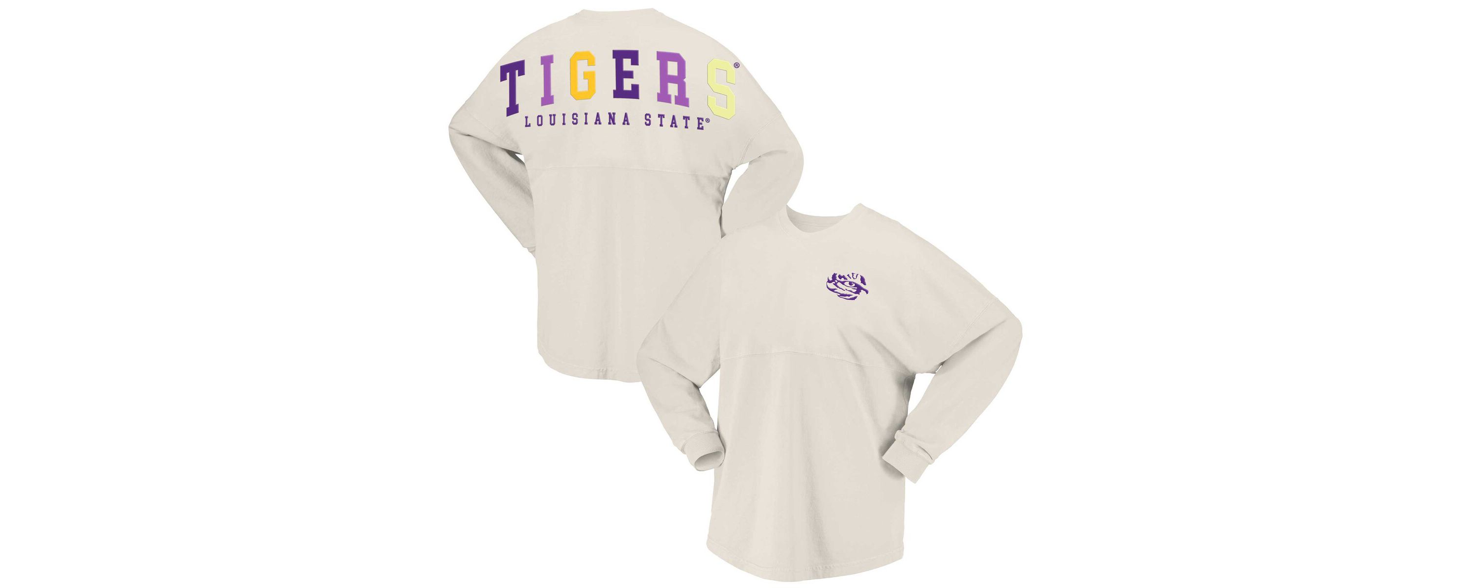 NCAA LSU Tigers Rainbow Arch Long Sleeve T-Shirt