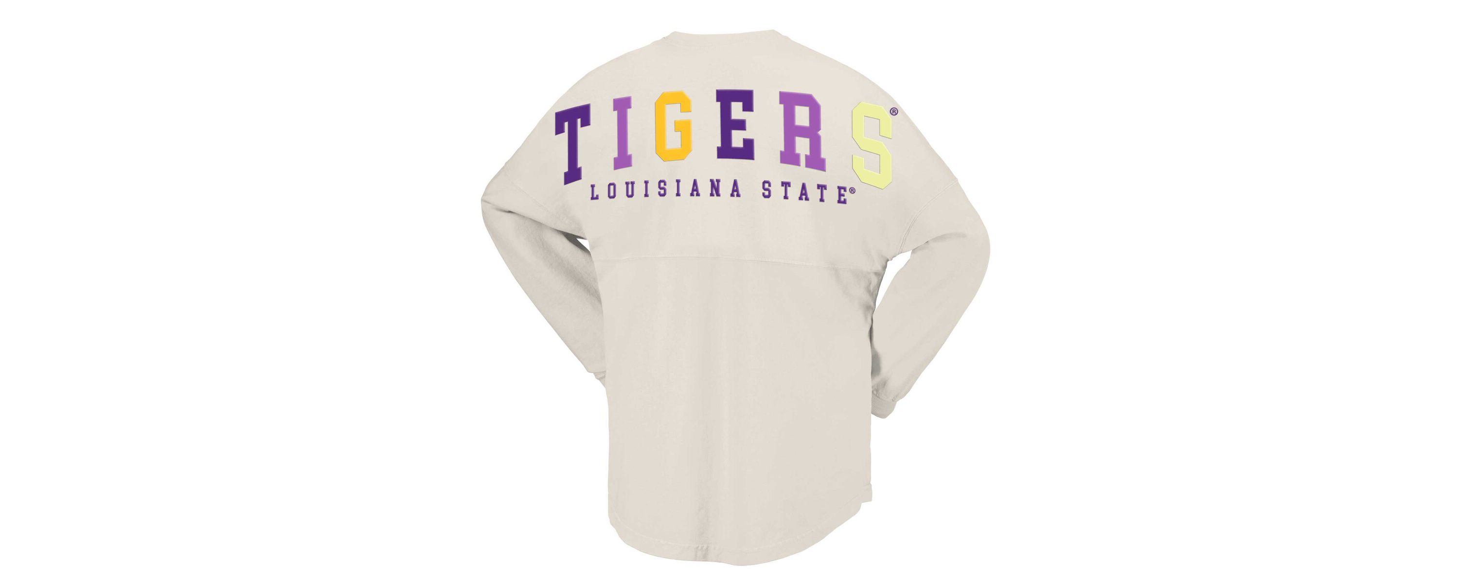 NCAA LSU Tigers Rainbow Arch Long Sleeve T-Shirt