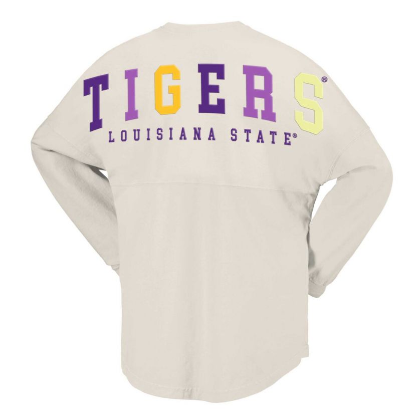 NCAA LSU Tigers Rainbow Arch Long Sleeve T-Shirt