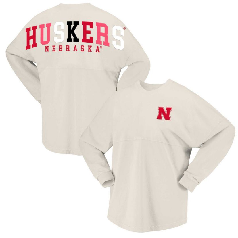 NCAA Nebraska Huskers Rainbow Arch Long Sleeve T-Shirt
