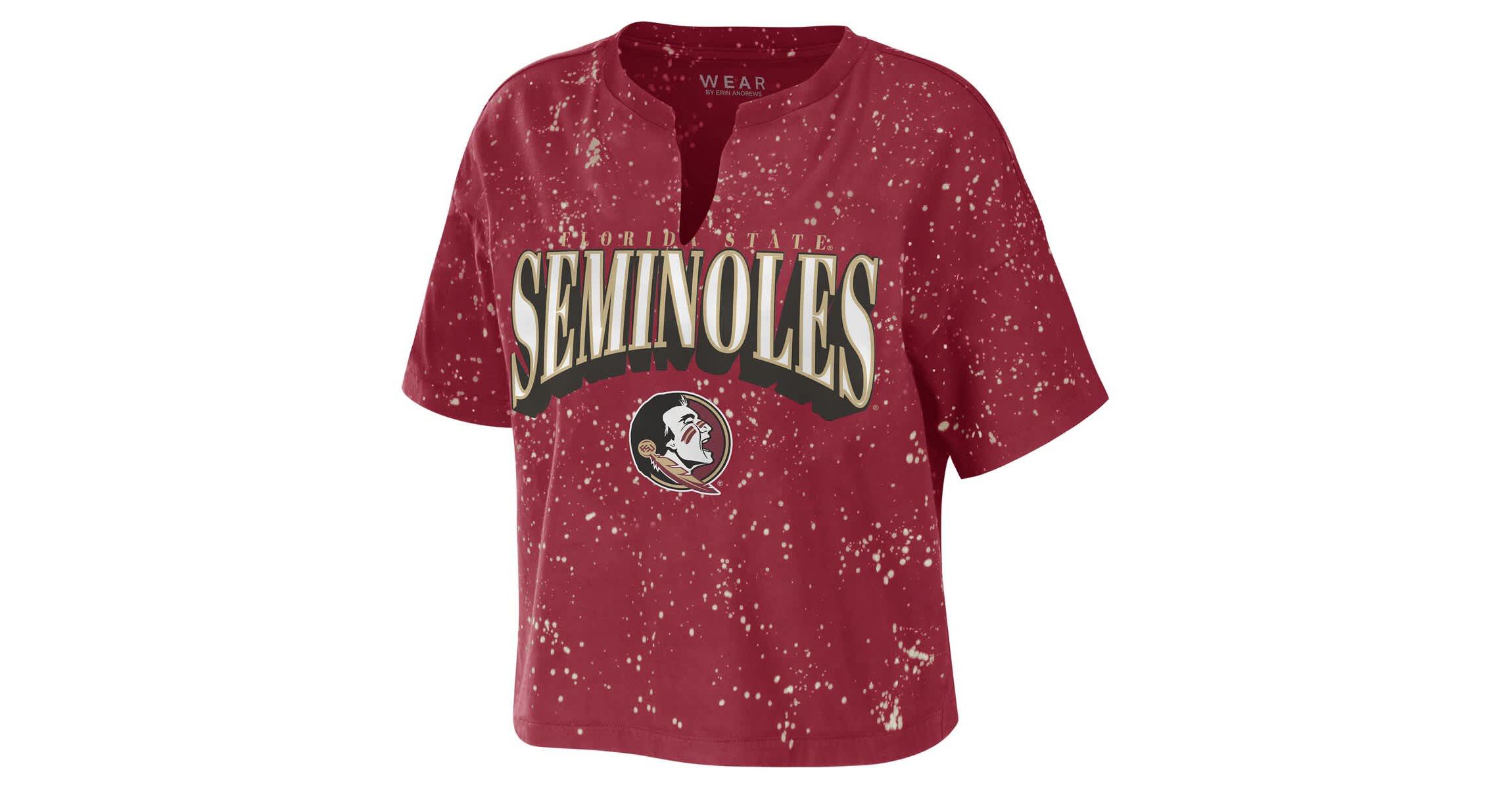 NCAA Florida State Seminoles Splatter T-Shirt