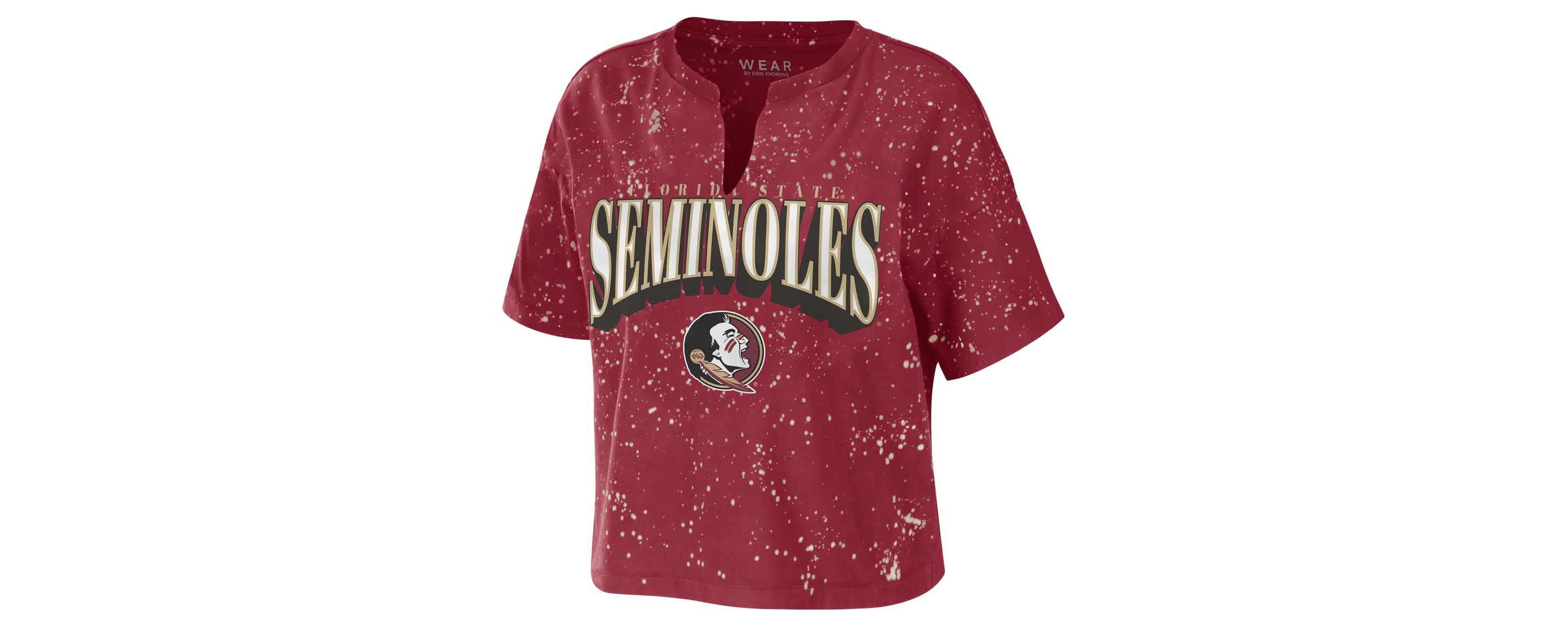 NCAA Florida State Seminoles Splatter T-Shirt
