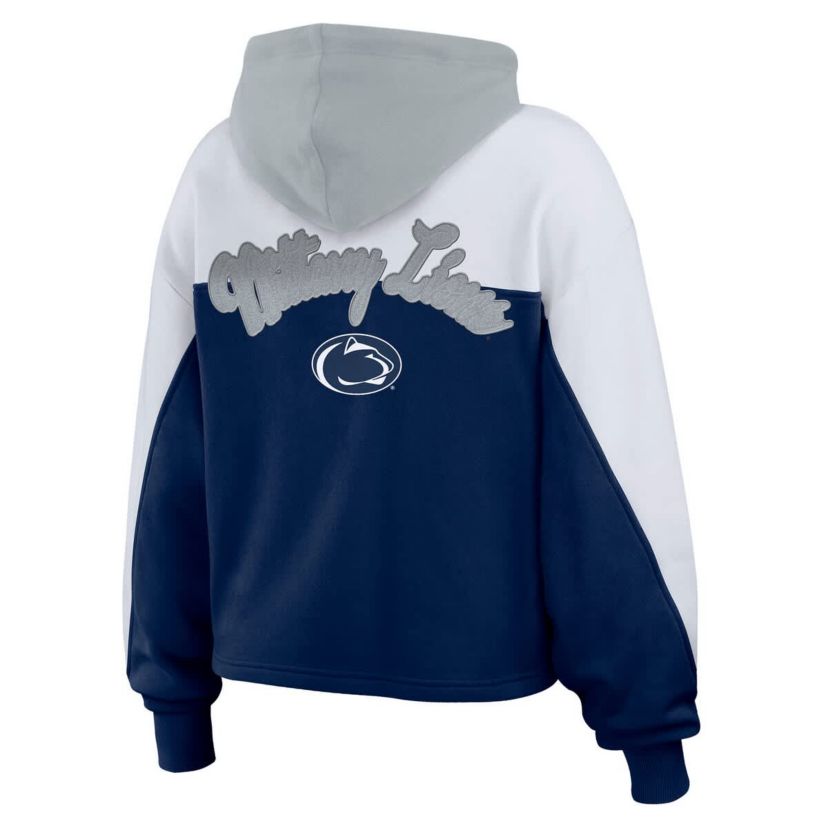 NCAA Penn State Nittany Lions Color-Block Full-Zip Hoodie